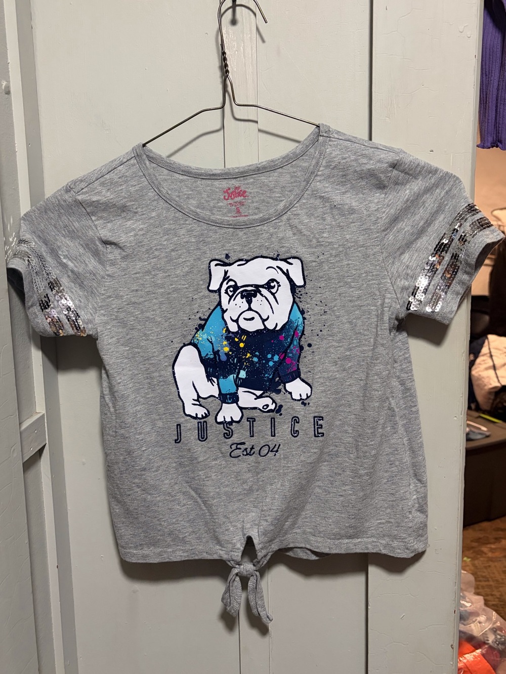 Kids justice shirt size s